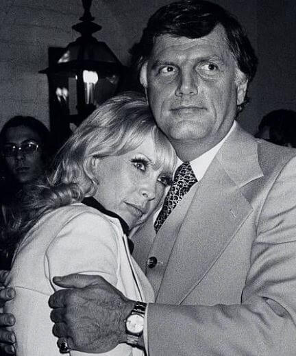 Charles Donald Fegert with his ex-wife Barbara Eden.